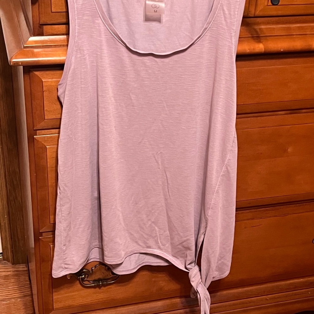 CALIA by Carrie Underwood Light Purple Tie-Front Tank Top